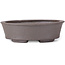 Oval Unglazed bonsai pot by Seto - 105 x 95 x 30 mm