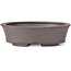 Oval Unglazed bonsai pot by Seto - 105 x 95 x 30 mm