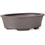 Oval Unglazed bonsai pot by Seto - 105 x 95 x 30 mm