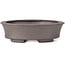 Oval Unglazed bonsai pot by Seto - 105 x 90 x 30 mm