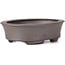 Oval Unglazed bonsai pot by Seto - 105 x 90 x 30 mm