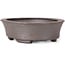 Oval Unglazed bonsai pot by Seto - 105 x 90 x 30 mm