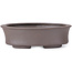 Pot à bonsaï ovale non émaillé par Seto - 105 x 90 x 30 mm
