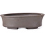 Oval Unglazed bonsai pot by Seto - 105 x 90 x 30 mm