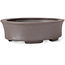 Oval Unglazed bonsai pot by Seto - 105 x 90 x 30 mm