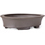 Pot à bonsaï ovale non émaillé par Seto - 105 x 90 x 30 mm