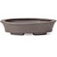 Oval Unglazed bonsai pot by Seto - 105 x 90 x 30 mm