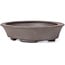 Oval Unglazed bonsai pot by Seto - 105 x 90 x 30 mm