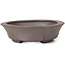 Oval Unglazed bonsai pot by Seto - 105 x 90 x 30 mm