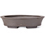 Oval Unglazed bonsai pot by Seto - 105 x 90 x 30 mm