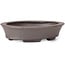 Oval Unglazed bonsai pot by Seto - 105 x 90 x 30 mm