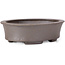 Pot à bonsaï ovale non émaillé par Seto - 105 x 90 x 30 mm