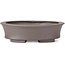 Oval Unglazed bonsai pot by Seto - 105 x 90 x 30 mm