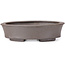 Pot à bonsaï ovale non émaillé par Seto - 105 x 90 x 30 mm