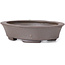 Oval Unglazed bonsai pot by Seto - 105 x 90 x 30 mm