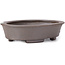 Oval Unglazed bonsai pot by Seto - 105 x 90 x 30 mm