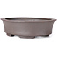 Pot à bonsaï ovale non émaillé par Seto - 105 x 90 x 30 mm