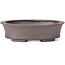 Oval Unglazed bonsai pot by Seto - 105 x 90 x 30 mm