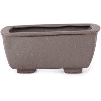 Seto 90 mm rectangular Unglazed bonsai pot by Seto, Japan