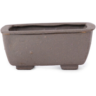 Seto Pot à bonsaï rectangulaire non émaillé de 90 mm par Seto, Japon