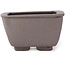 Rectangular Unglazed bonsai pot by Seto - 90 x 70 x 40 mm