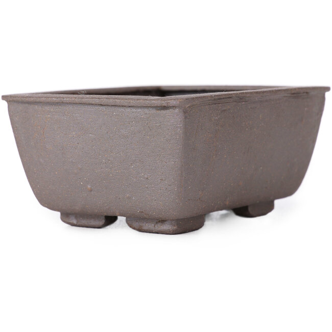 Rectangular Unglazed bonsai pot by Seto - 90 x 70 x 40 mm
