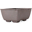 Pot à bonsaï rectangulaire non émaillé par Seto - 90 x 70 x 40 mm