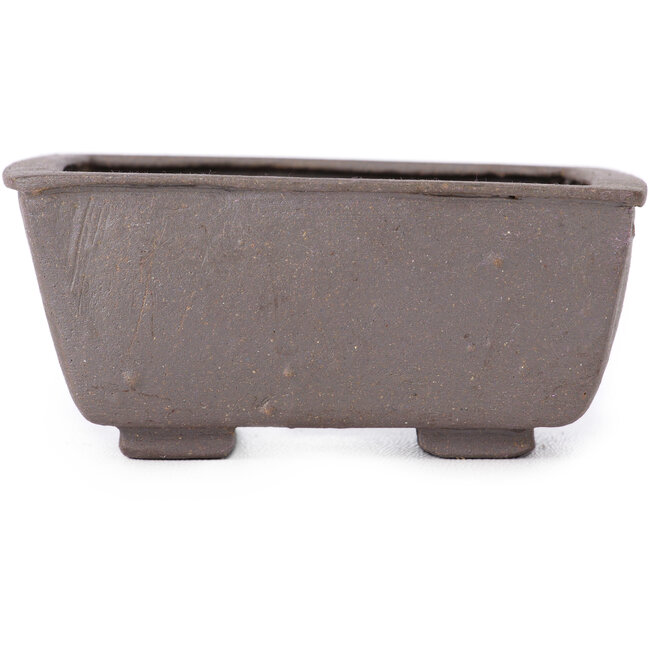 Rectangular Unglazed bonsai pot by Seto - 90 x 70 x 40 mm