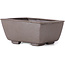Pot à bonsaï rectangulaire non émaillé par Seto - 90 x 70 x 40 mm