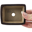 Pot à bonsaï rectangulaire marron par Seto - 80 x 65 x 30 mm