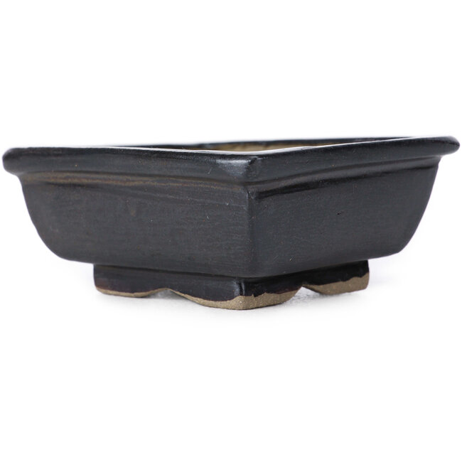 Vaso bonsai marrone rettangolare di Seto - 80 x 65 x 30 mm