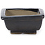 Rectangular brown bonsai pot by Seto - 80 x 65 x 30 mm