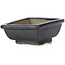 Vaso bonsai marrone rettangolare di Seto - 80 x 65 x 30 mm
