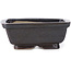 Pot à bonsaï rectangulaire marron par Seto - 80 x 65 x 30 mm