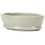 Pot à bonsaï ovale bleu par Seto - 90 x 70 x 25 mm