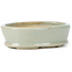 Pot à bonsaï ovale bleu par Seto - 90 x 70 x 25 mm
