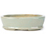 Pot à bonsaï ovale bleu par Seto - 90 x 70 x 25 mm