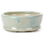 Pot à bonsaï ovale bleu par Seto - 90 x 70 x 25 mm