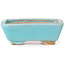 Pot à bonsaï rectangulaire bleu par Seto - 70 x 60 x 25 mm
