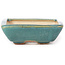 Pot à bonsaï rectangulaire bleu par Seto - 70 x 60 x 20 mm