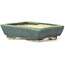 Pot à bonsaï vert rectangulaire par Seto - 85 x 70 x 20 mm