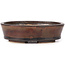 Vaso bonsai ovale marrone di Seto - 95 x 85 x 30 mm