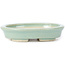 Vaso bonsai ovale blu di Seto - 105 x 90 x 20 mm