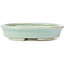 Vaso bonsai ovale blu di Seto - 105 x 90 x 20 mm
