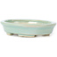Vaso bonsai ovale blu di Seto - 105 x 90 x 20 mm