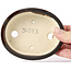 Ovale bruine bonsaipot van Seto - 105 x 90 x 30 mm