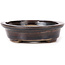 Vaso bonsai ovale marrone di Seto - 100 x 90 x 25 mm