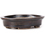 Vaso bonsai ovale marrone di Seto - 100 x 90 x 25 mm