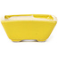 Pot à bonsaï rectangulaire jaune par Seto - 75 x 65 x 25 mm