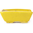Rectangular yellow bonsai pot by Seto - 80 x 65 x 30 mm
